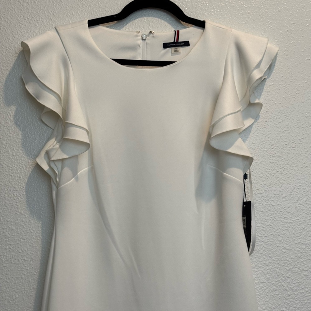 Tommy Hilfiger White Cocktail Dress
